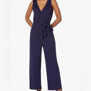 NWT The Drop Caralyn Mirand Navy Jumpsuit size M